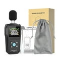 thumbnail image 7 of 30-130dB Noise Meter Display Color Backlit Display Fast Slow Sampling Rate Capacitive Microphone Sound Level Monitor ,Measurement Device, 7 of 7