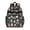 Princess and Castle Black Pattern-1, variant on Princess and Strawberry Pink Pattern Cute School Backpack Bag for School with Padded Back and Adjustable Shoulder Straps 15.25"x11.5"x5.25"