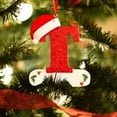 thumbnail image 6 of cbzote Letter Christmas Decorations Ornaments Set 26 Festive Home Hanging Alphabet Tree Holiday Party Supply, 6 of 6