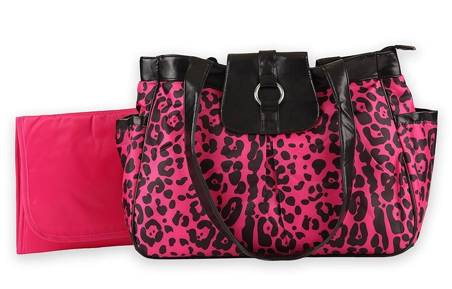 Cheetah Print Diaper Bag Changing Pad Pink By Tender Kisses Cheetah Print Diaper Bag Changing Pad Pink By Tender Kisses