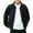 Black, variant on FYEGRE Men's Versatile Slim Fit Motorcycle Leather Jacket For And All Day Comfortable Wear White XXXXXXXXL