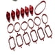 thumbnail image 4 of Modificación de coche aplicable a motor diésel 1/4/6*22/33MM Vortex Swirl Flap Kit de reparación y desmontaje - Rojo 33mm 4 piezas sin anillo dontodent Kuyhfg Sin marca, 4 of 5