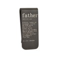 thumbnail image 1 of Pince à Billets en Acier Inoxydable Brossé Noir pour Hommes, 1 of 3