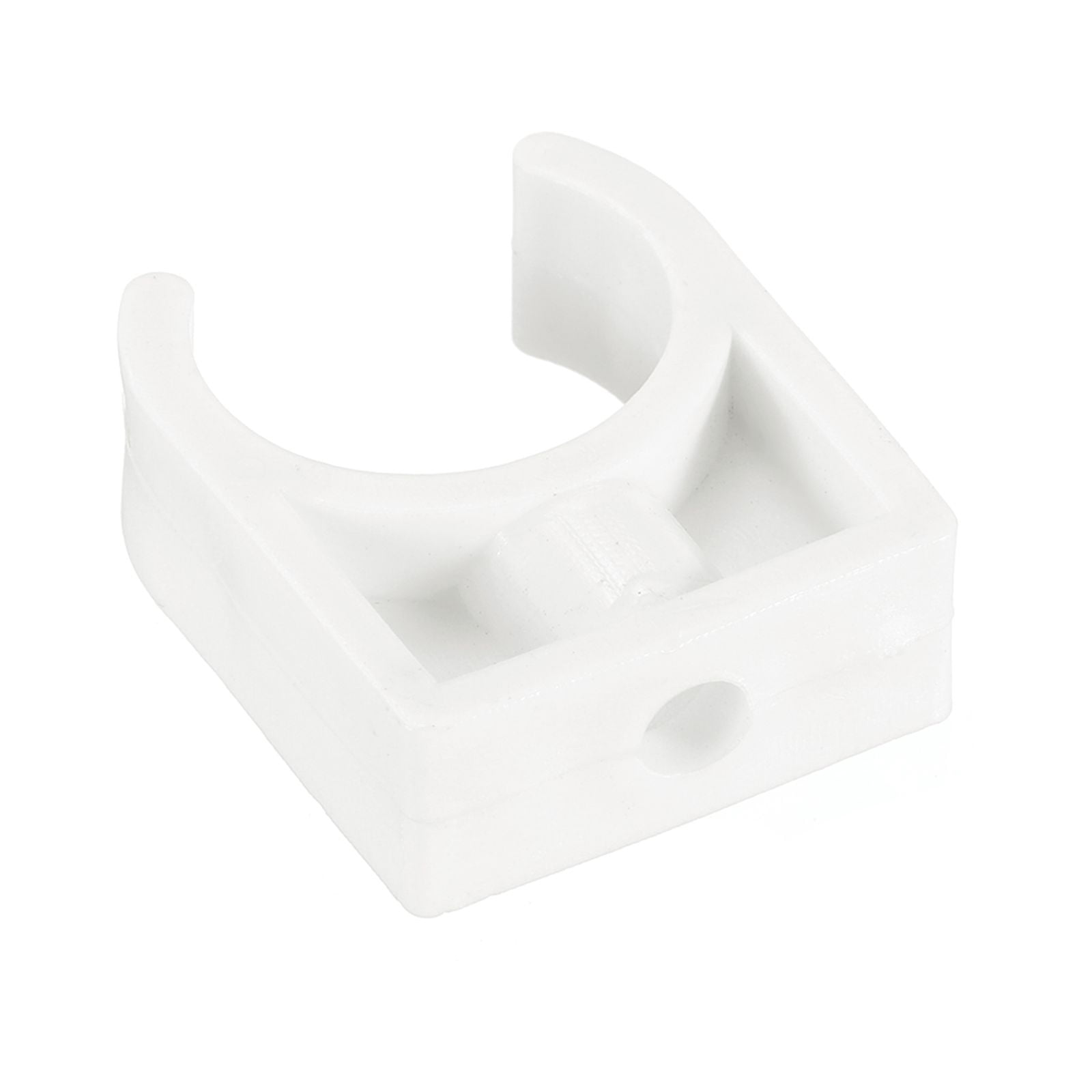 38-Pack PVC Pipe Clips – 3/4" (20mm) PEX Clamps With 45 Screws, White U-Clip Pipe Hangers For Water Pipe Installation