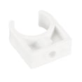 thumbnail image 4 of Unique Bargains PVC Pipe Clamps Clips, 50 Pack Fit for 20mm(3/4') OD Hose Hanger Support, White, 4 of 6