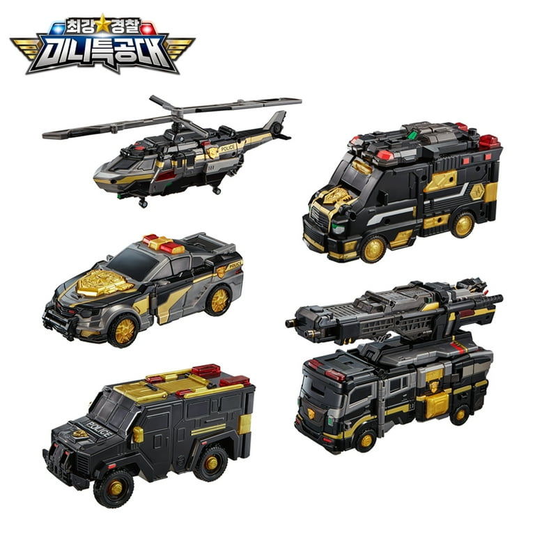 Miniforce Super Cops Justice Titan Transformer Toy 2024