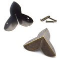 thumbnail image 2 of SDTC Tech - Paquete de 12 protectores de esquina para mini joyeros, cubierta protectora de borde de metal, color bronce, 2 of 4