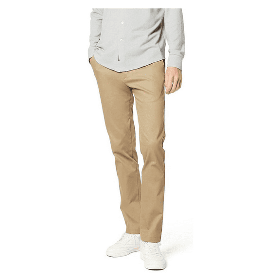 Calvin Klein Men's Slim Fit Refined 4-Pocket Pants, Khaki 40x32
