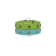 Angle View: Zack & Zoey US6027 15 07 Flutter Bugs Charm Collar 14-18 In Lady Bug