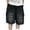 Black, variant on XIMIN Boys Baggy Denim Shorts Teens Wide Leg Knee Length Cargo Jeans Hip Hop Skateboard Pockets Y2k Kids Shorts Skater Pants Denim Cargo Shorts (12-13 Years, Black)