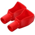 thumbnail image 3 of FRCOLOR battery terminal covers 2 PCS Universal Car Positive Battery Terminal Covers Post Flexible Battery Terminal Insulating Protector Caps - Size L (Red),3.54"X1.77"X1.18", 3 of 5