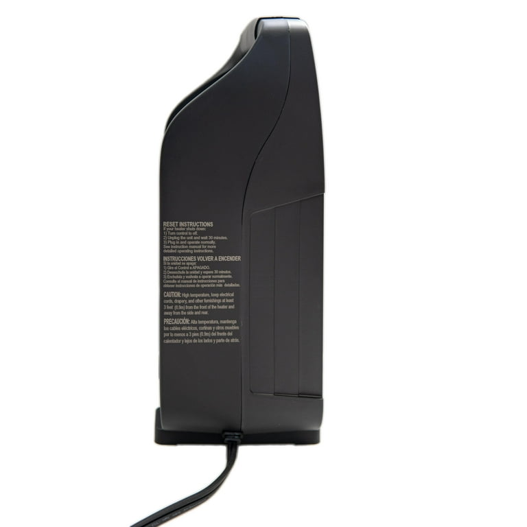 Utility Built-tough1500W Electric Fan-forced Space Heater,Indoor ,Black, DQ1709 - Walmart.com