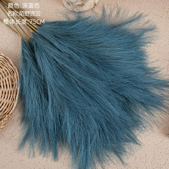 5 Pieces 29.5 Inch Artificial Pampas Grass Large Tall Fluffy Bouquet,Vase Filler,Wedding Party Home Decoration Plant Big Flower Reed,Home Boho Decor