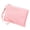 Pink, variant on Elegant Beach Vacation Wristlet Handbag for Women Bohemian Woven Straw Small Envelope Bag Versatiles Zippered Purse