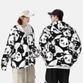 thumbnail image 4 of Kdxio Seamless Pattern Cute Panda Print Women Men Sun Protection UPF 50+ Jackets Zip Up Long Sleeve Hoodie Hiking Lightweight with Pockets, 4 of 7