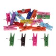 thumbnail image 1 of Mini Clips Pinzas de para Sujetar Papel fotografía De colores Macarena Mini pinzas de madera, 1 of 8