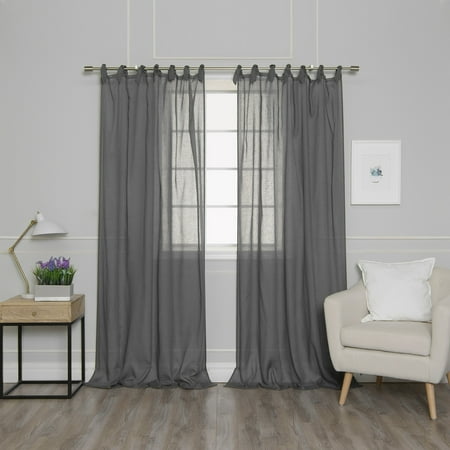 Best Home Fashion Sheer Romantic Curtains