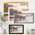 thumbnail image 4 of Designart 'The Rural Lake In Sunset Evening II' Traditional Framed Art Print, 4 of 4