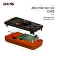 thumbnail image 4 of ANENG M1 Multimètre Numérique Portatif Rétroéclairage LCD Résistance au Courant AC/DC Testeur de Continuité Protection contre les Surcharges Orange, 4 of 7