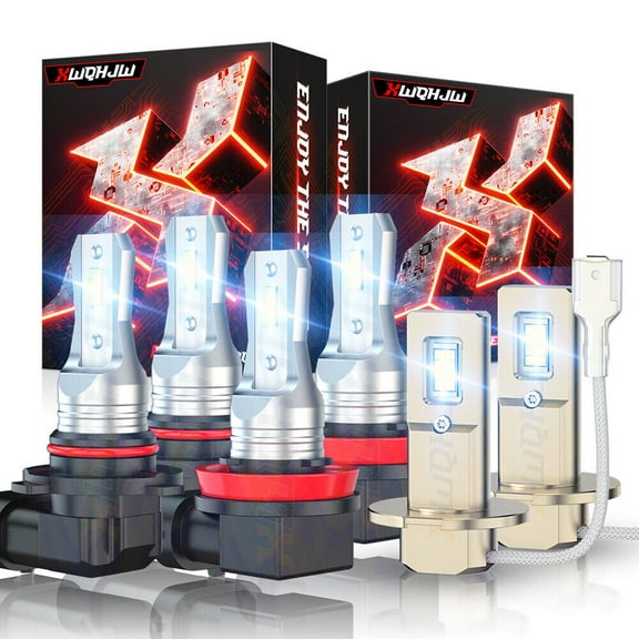 For Cadillac STS 2005-2011 - 6X LED Headlight Bulb High Low Beam   Fog Bright