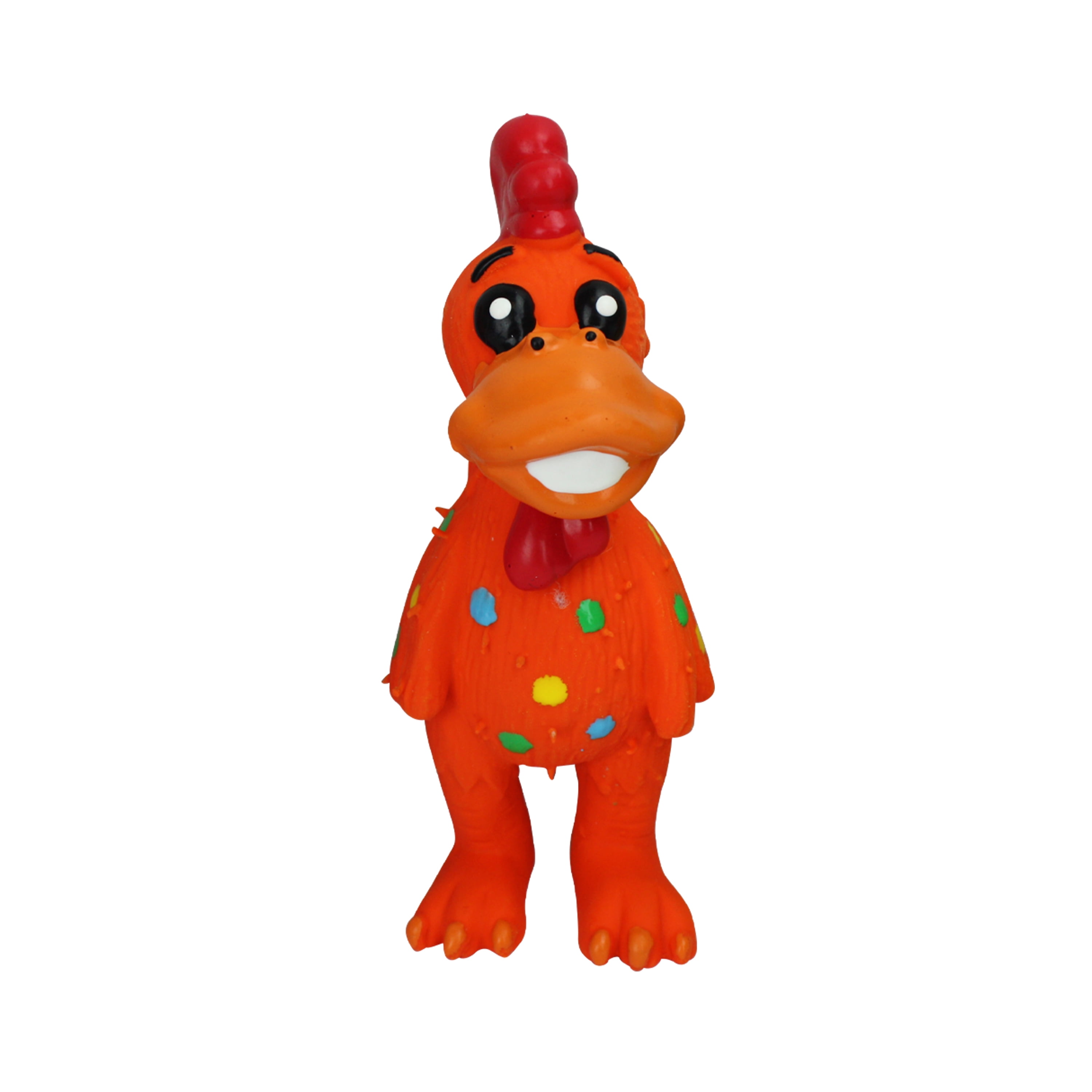Multipet Globken Latex Rooster Dog Toy