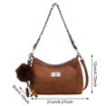 thumbnail image 3 of Women’s Tote Bag Shoulder Bags for Women Fall Underarm Bag Winter Bag Work Purses Travel Handbag, 3 of 5