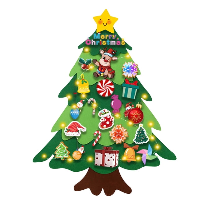Christmas Tree For Toddlers Montessori Christmas Tree With Lights For Toddlers