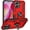 Red, variant on MYKOMI Phone Case for iPhone 16 Cover with Ring Kickstand,Military Grade Dual Layer Shockproof Protective Phone Cover for iPhone 16 Case Heavy Duty Sturdy Shell