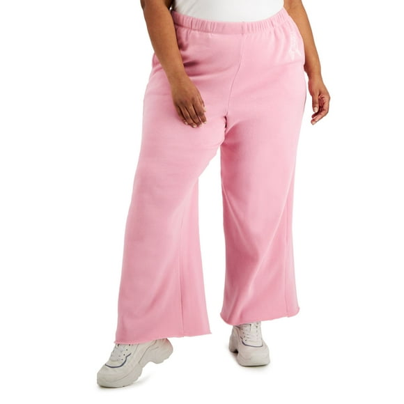 Grayson Threads Black Pantalon Grand Tendance Grande Taille pour Femmes Los Angeles, Rose, 2X