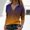 Orange, variant on SEMPAI Blouses & Tops Women Tops Long Sleeve Round Neck Tops for Women Casual Tops Relaxed Fit Hot Prices Soft and Comfortable Print Oversized Blouses for Women Casual Tops