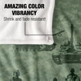 thumbnail image 4 of U.S. Army Blanket, 50"x60" Tank Up, Silky Touch Sherpa Back Super Soft Throw, 4 of 6