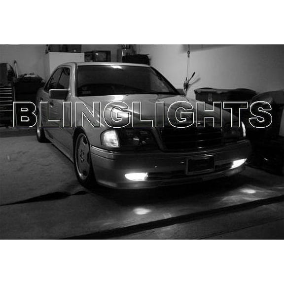 For 1995 1996 1997 Mercedes-Benz C36 AMG Xenon Fog Lights Driving Lamps Foglamps Lamp Kit C 36 w202