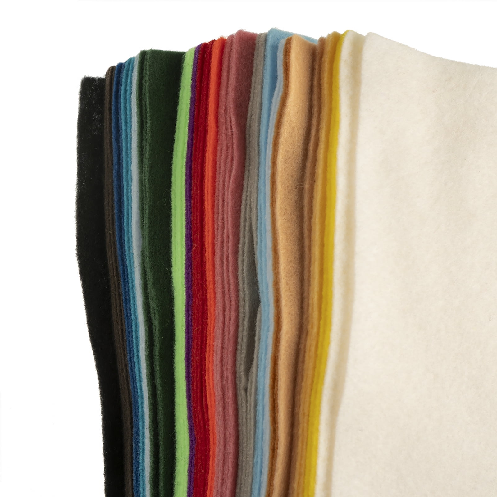 John Bead 50pcs 9" x 12" Assorted Acrylic Craft Felt Fabric Sheets for Embroidery Fun Art Projects
