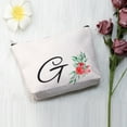 thumbnail image 6 of Initial Makeup Bag Big Letter Script Name Monogram Personalized Travel Makeup Bag for Women Inspirational Gifts She Believed She Could So She Did, 6 of 7