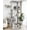 Light gray, variant on Indoor Cat Tree Tower with Sturdy Steel Tube, 43.3 Inch Cat Condo, Hammock, Scratching Post for Kittens and Small Cats, Smoky Gray
