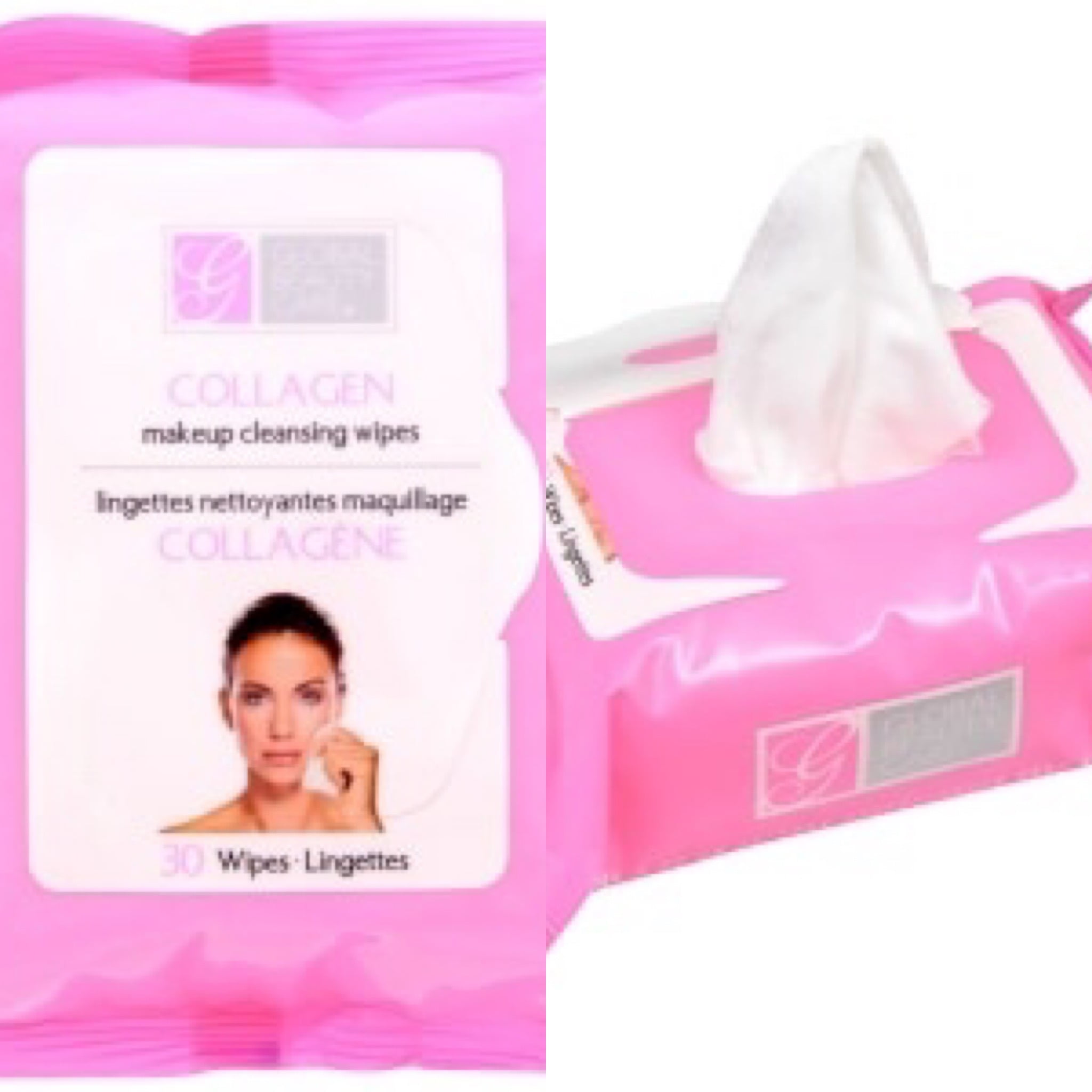collagen makeup cleansing wipes