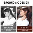 thumbnail image 4 of Car Seat Neck Pillow Memory Foam Headrest Cushion for Driver Head Cervical Support - Ergonomic with Washable Cover- Driving Neck Pain Relief,Perfect for Camping,Picnics,and the Car(A), 4 of 5