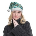 thumbnail image 5 of Fotbe Turtles And Seahorses for Christmas Hat, Santa Hat Xmas Holiday Hat Comfort Christmas New Year Festive Party Supplies for Men Women, 5 of 6