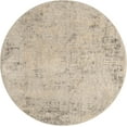 thumbnail image 4 of Unique Loom Caspian Collection Area Rug - Baku (5' 3" Round Gray/Silver), 4 of 11