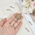 thumbnail image 3 of 6 Pcs Real Platinum Plated Necklace Extender 0.73x0.23inch Foldover Extension Chain Clasps Necklace Extensions Closure End Caps for Bracelet Jewelry Making DIY Finding DIYDIY, 3 of 9