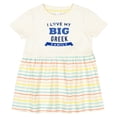 thumbnail image 3 of Inktastic Greek Family Pride Heritage Girls Baby Dress, 3 of 5