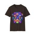 thumbnail image 2 of Lion Head Colorful King Novelty Strong Motivational TShirt, 2 of 5