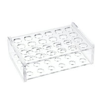 Test Tube Rack Acrylic, 24-Well Clear for 1.5ml and 2ml