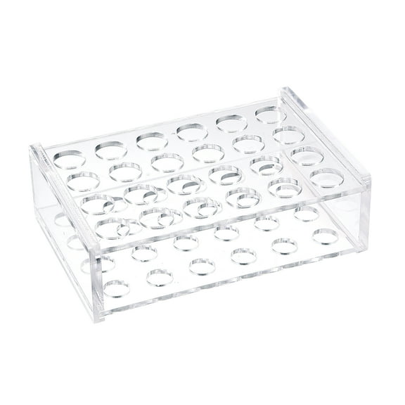 Test Tube Rack Acrylic, 24-Well Clear for 1.5ml and 2ml