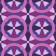 thumbnail image 1 of Ahgly Company Tapis d'Intérieur Lavable en Machine Carré Transitionnel Magenta Foncé Violet, 7 Pieds Carré, 1 of 7