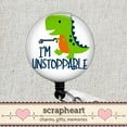 thumbnail image 2 of I'm Unstoppable OT Badge Reel – Funny Dino ID Holder for OTs, PICU Nurses, Occupational Therapy, 2 of 6
