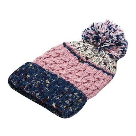 

WUDATI Cable Knit Autumn and Winter Warmth Women And Men Winter Winter Leisure Warm Keeping Thickened Knitted Fisherman s Hat Warm Keeping Waist Hat Color Contrast Knitted Hat