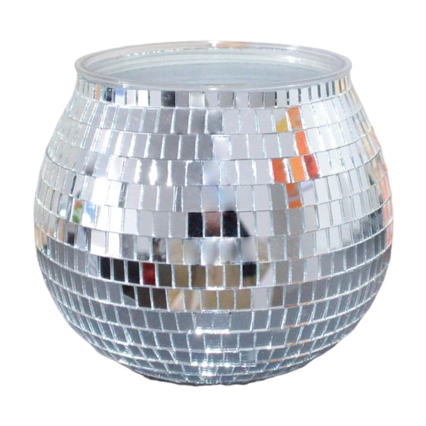 Jarrón Con Forma De Bola De Discoteca, Espejo De Cristal, Macetero Para Fiesta, Decoración De Dormitorio