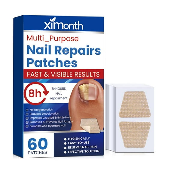 Soug 1Box/60pcs Anti Fungal Nail Treatment Patches Toe Fungus Onychomycosis Repair Stickers