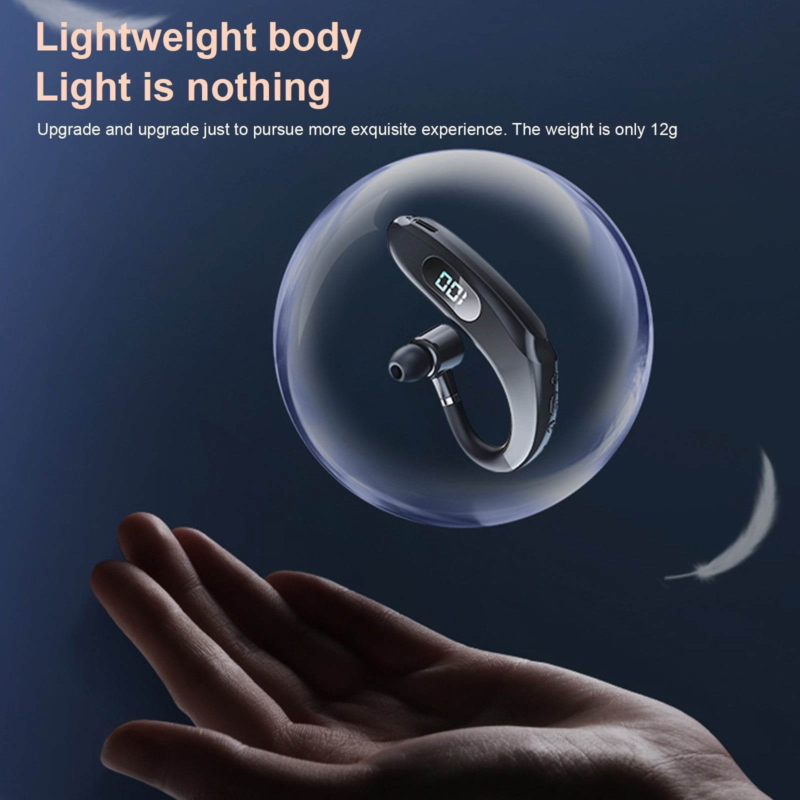 Bluetooth Headset with Microphone, Open Ear Headphones, Dual Connect Bluetooth 5.4 Headphones with Noise Cancelling & Mute, Wireless Headset with Mic for Work, Mobile, Tablets, Laptops,Pink